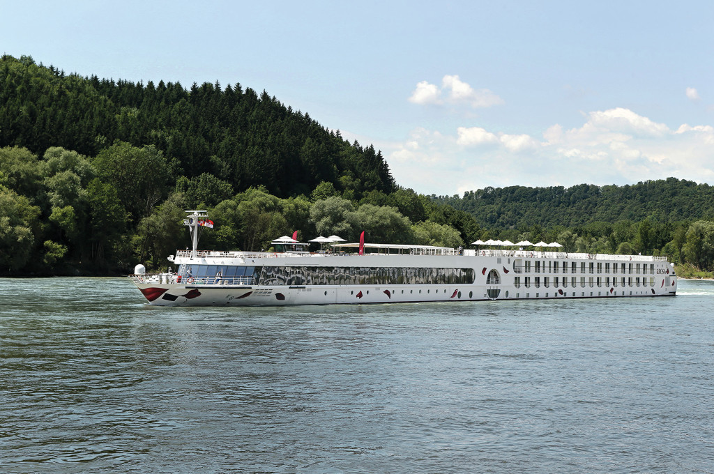Bild des jeweiligen Schiffs auf dem Wasser