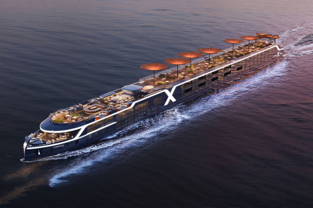 Bild des jeweiligen Schiffs auf dem Wasser