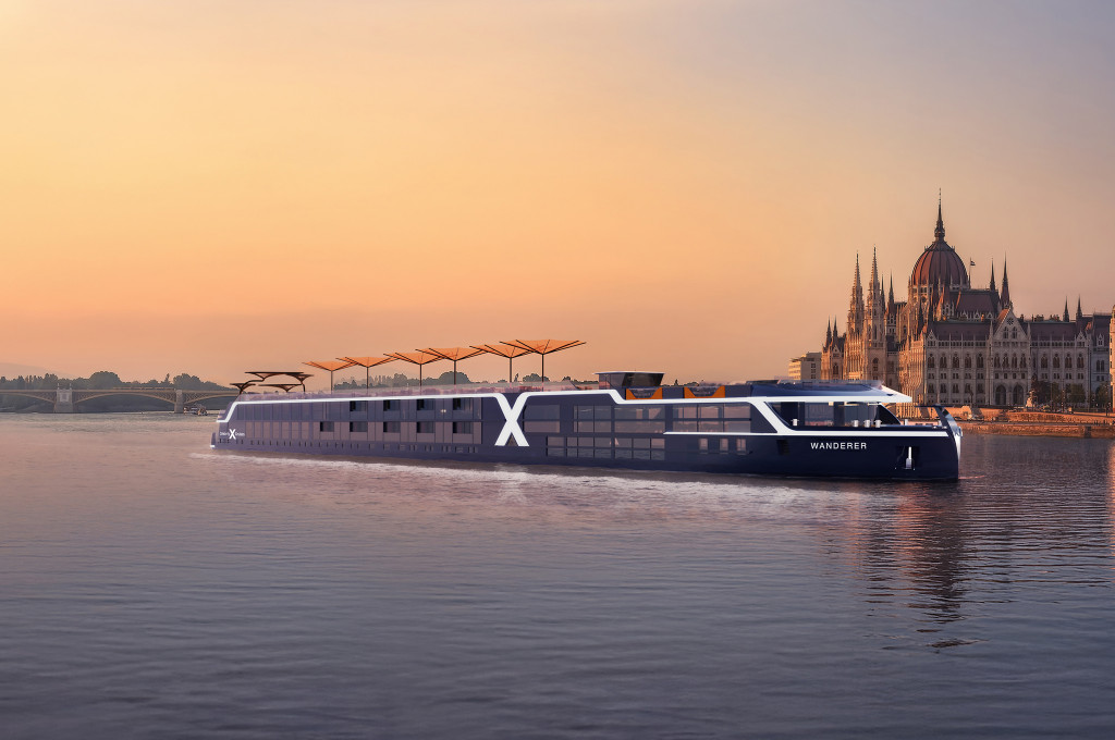 Bild des jeweiligen Schiffs auf dem Wasser