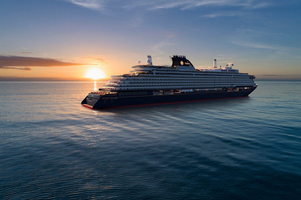 Bild des jeweiligen Schiffs auf dem Wasser