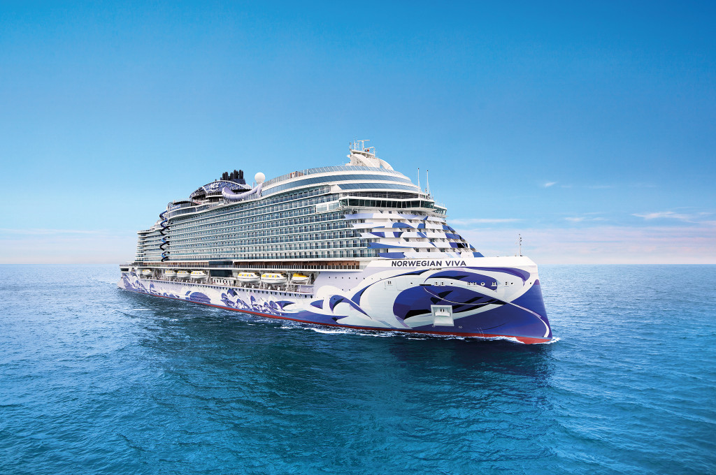 Bild des jeweiligen Schiffs auf dem Wasser