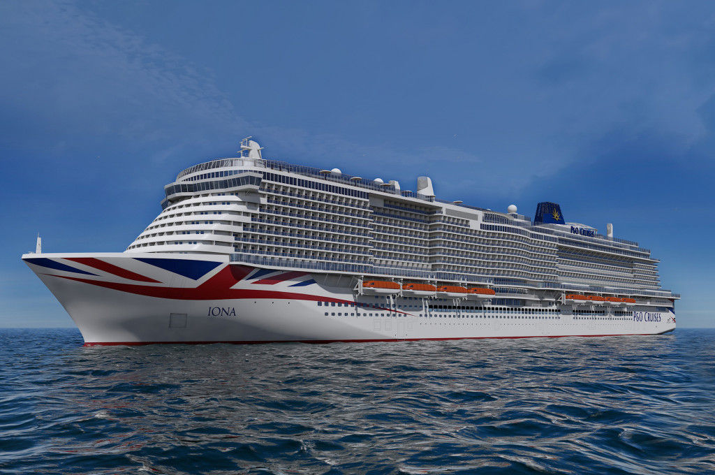 Bild des jeweiligen Schiffs auf dem Wasser