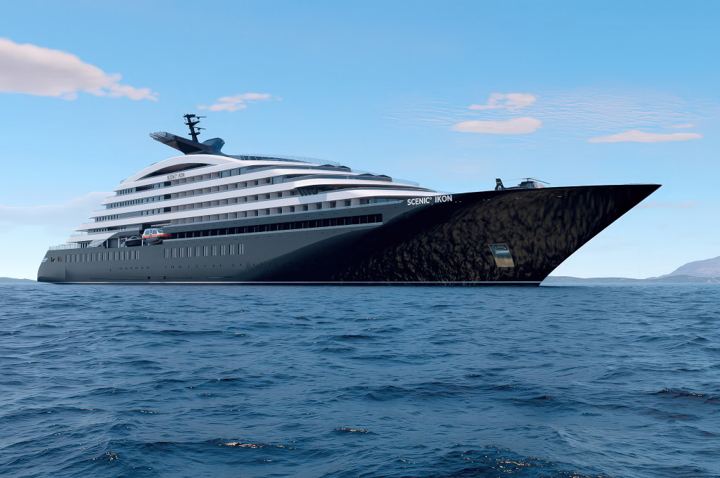 Bild des jeweiligen Schiffs auf dem Wasser